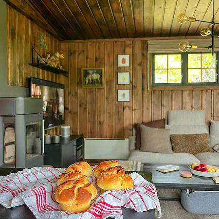 度假居 Modern Mountain With Views Over Slokovannet *