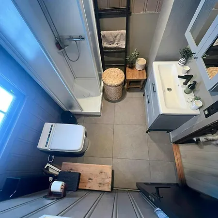 度假居 Modern Mountain With Views Over Slokovannet Haglebu