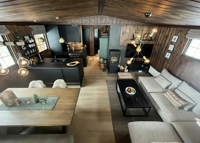 Modern Mountain With Views Over Slokovannet Дом отдыха Haglebu