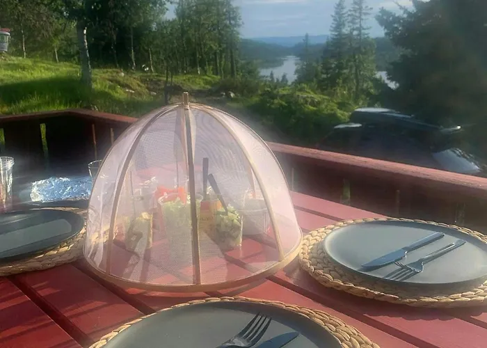 Modern Mountain With Views Over Slokovannet Haglebu