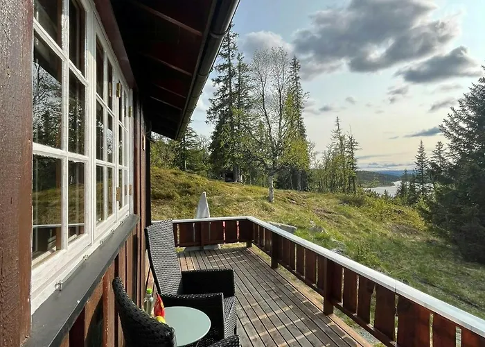 Дом отдыха Modern Mountain With Views Over Slokovannet *