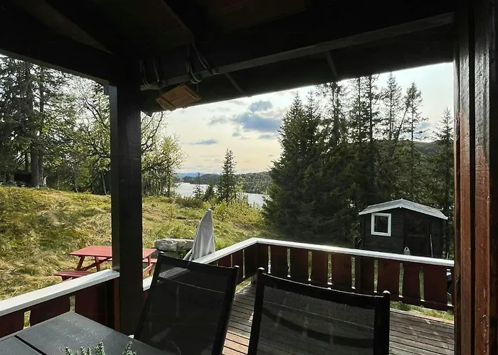 Modern Mountain With Views Over Slokovannet Haglebu